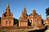 Bagan Myanmar. Temples near Abeyadana, Myinkaba. 